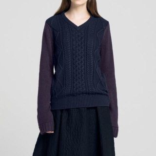 ジェイダブリューアンダーソン(J.W.ANDERSON)の新品 ユニクロ JW ANDERSON ニット コラボ ジェイ ダブリュー(ニット/セーター)