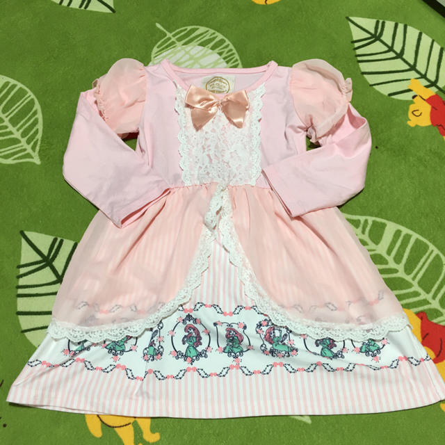 Disney(ディズニー)のDisneyPrincess アリエルワンピース キッズ/ベビー/マタニティのキッズ服女の子用(90cm~)(ワンピース)の商品写真