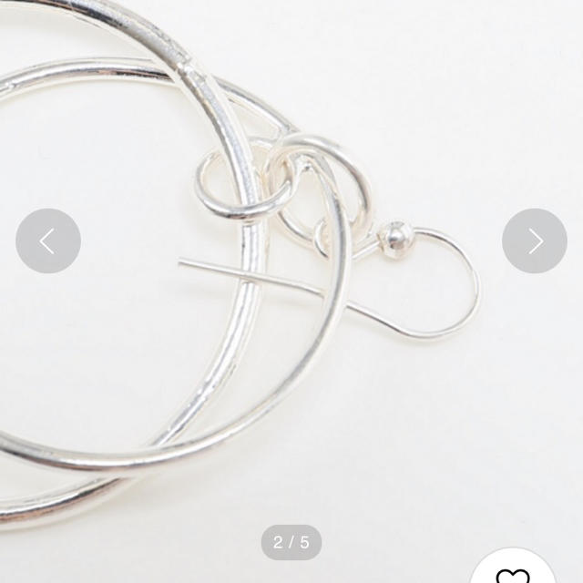 Plage(プラージュ)のPlage UBU 2HOOP ピアス レディースのアクセサリー(ピアス)の商品写真