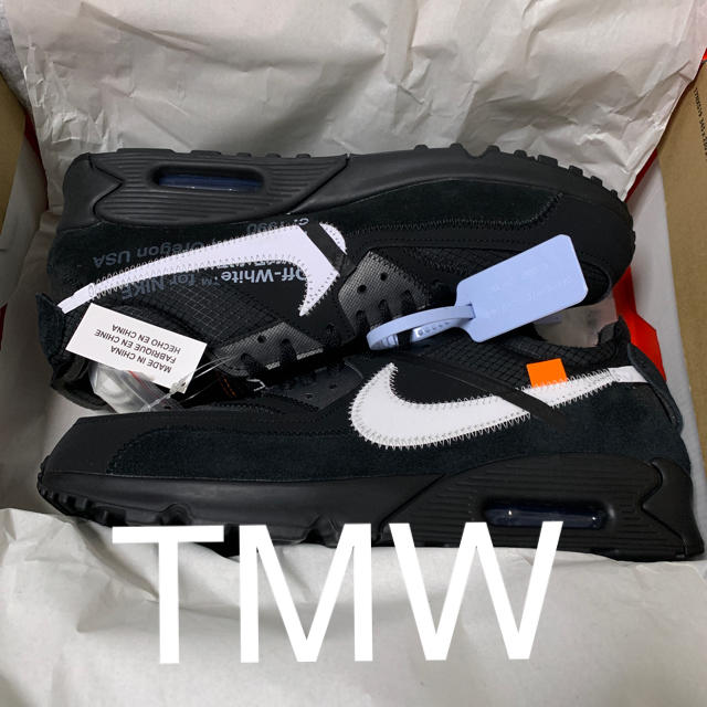 スニーカー【新品】NIKE x OFF-WHITE  AIR MAX 90 28.5cm