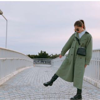 スライ(SLY)のOVER TRENCH LONG COAT(トレンチコート)