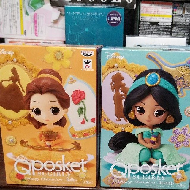 Disney(ディズニー)のバラ売り可能　Qposket 美女と野獣 ベル ジャスミンフィギュアセット エンタメ/ホビーのフィギュア(アニメ/ゲーム)の商品写真