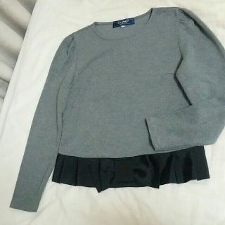 エムズグレイシー(M'S GRACY)の♡ウエストフリルリボン♡しっとり生地の人気トップス(カットソー(長袖/七分))