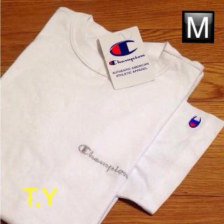 チャンピオン(Champion)のChampion Tシャツ 白 Supreme EMODA Ungrid好きに(Tシャツ/カットソー(半袖/袖なし))