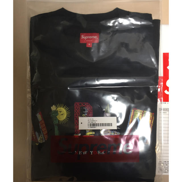 送料込 M Supreme City Arc Tee ブラック