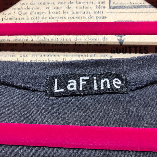 LaFine(ラファイン)のLaFine ラファイン Tシャツ サイズS レディースのトップス(Tシャツ(半袖/袖なし))の商品写真