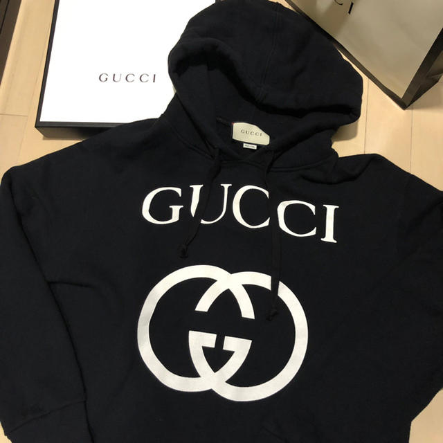 Gucci - GUCCI インターロッキングG パーカー 美品！Mサイズの通販 by