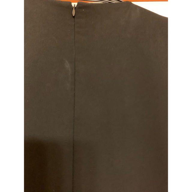 ENFOLD(エンフォルド)のエンフォルド アシンメトリー ワンピース ブラック 38 レディースのワンピース(ひざ丈ワンピース)の商品写真