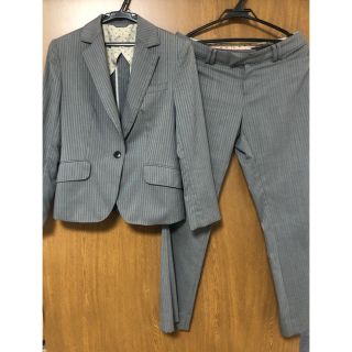 アオヤマ(青山)のパンツスーツ セット nline 洋服の青山 グレー(スーツ)