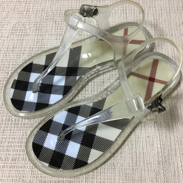 BURBERRY(バーバリー)の(34/21㎝)■バーバリー/BURBERRY■クリアサンダル キッズ/ベビー/マタニティのキッズ靴/シューズ(15cm~)(サンダル)の商品写真