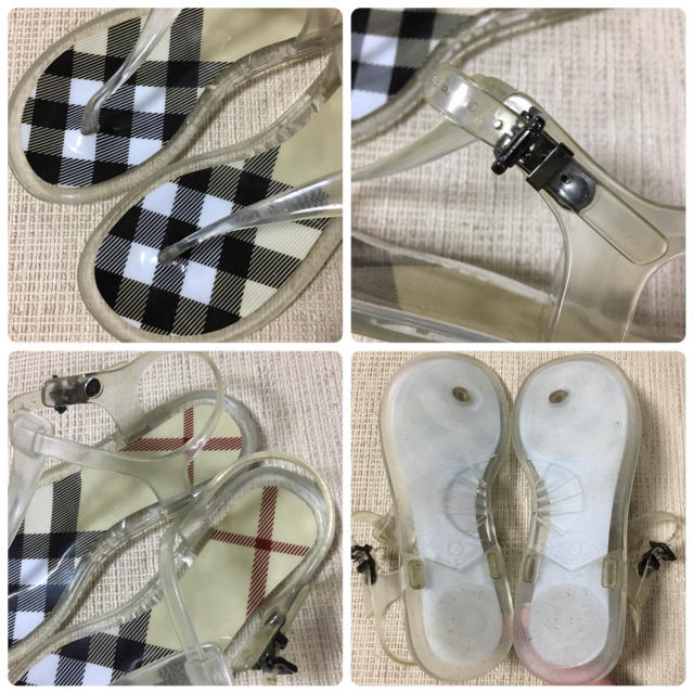 BURBERRY(バーバリー)の(34/21㎝)■バーバリー/BURBERRY■クリアサンダル キッズ/ベビー/マタニティのキッズ靴/シューズ(15cm~)(サンダル)の商品写真