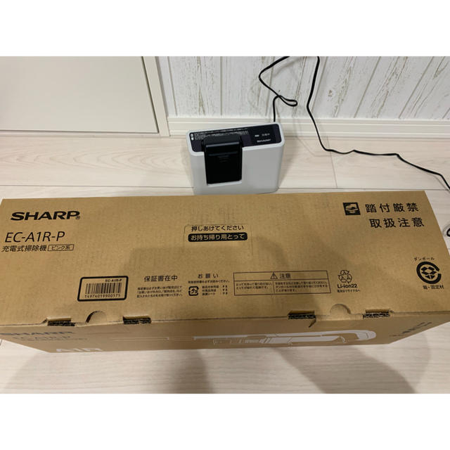 SHARP(シャープ)のラスト1つ新品未使用 シャープ RACTIVE Air EC-A1R-P ピンク スマホ/家電/カメラの生活家電(掃除機)の商品写真