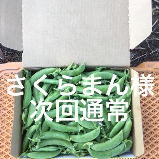 鹿児島産スナップエンドウ1キロ^_^次回通常(野菜)