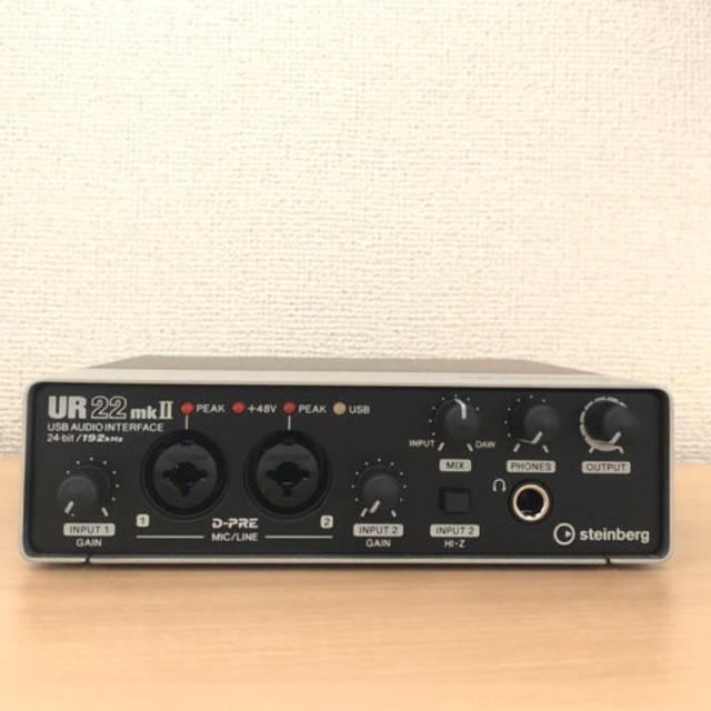 steinberg UR22 mk2 オーディオインターフェース DTM 録音 楽器のDTM/DAW(オーディオインターフェイス)の商品写真