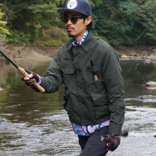 ニードルス(Needles)のSOUTH2 WEST8 / TENKARA jacket サイズL(ミリタリージャケット)