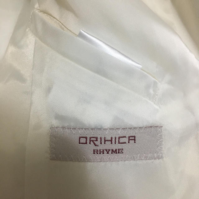 ORIHICA(オリヒカ)のオリヒカ ジャケット 白 レディースのジャケット/アウター(テーラードジャケット)の商品写真