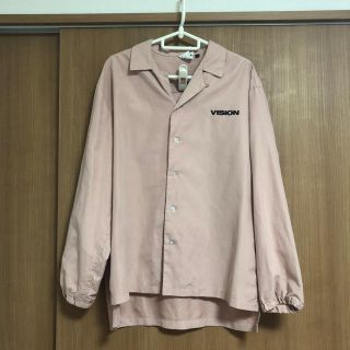 ヴィジョン ストリート ウェア(VISION STREET WEAR)のオープンカラーシャツ ピンク VISION ストリート(シャツ/ブラウス(長袖/七分))