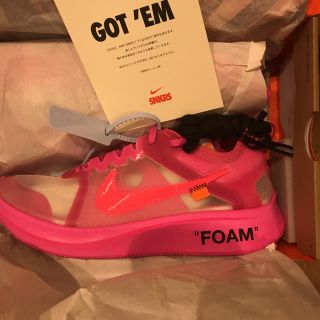 ナイキ(NIKE)のズームフライ  off-white nike(スニーカー)