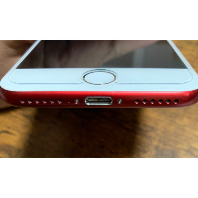 Apple(アップル)のiPhone7 128GB productred SIMフリー スマホ/家電/カメラのスマートフォン/携帯電話(スマートフォン本体)の商品写真