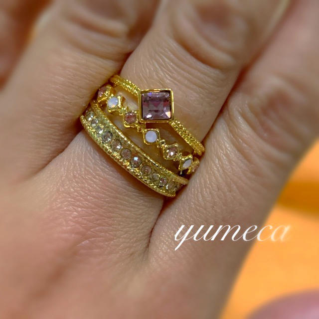 華奢スワロ3連リング💍💕 レディースのアクセサリー(リング(指輪))の商品写真