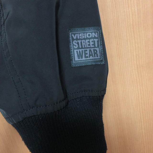 VISION STREET WEAR(ヴィジョン ストリート ウェア)のMA‐1 ブラック VISION ストリート MA_1 メンズのジャケット/アウター(ブルゾン)の商品写真