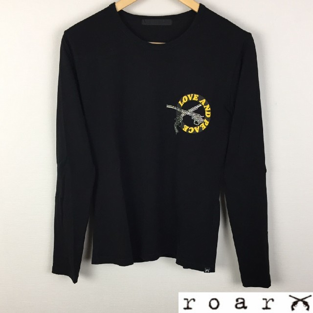 単品配送 新品同様品 roar ロアー 長袖カットソー ブラック サイズ1