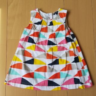 マリメッコ(marimekko)の【マリメッコ】【80サイズ】ブルマ付きノースリーブワンピ☆(ワンピース)