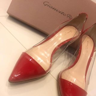 ジャンヴィットロッシ(Gianvito Rossi)のロッシ ビニールパンプス (ハイヒール/パンプス)