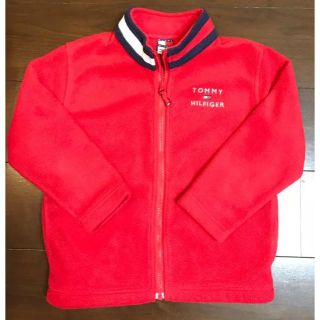 トミーヒルフィガー(TOMMY HILFIGER)のトミーヒルフィガー フリース 赤 キッズ 100〜110★900円‼️(ジャケット/上着)