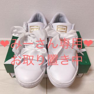 プーマ(PUMA)の【みーさん専用】PUMA リボンスニーカー(スニーカー)