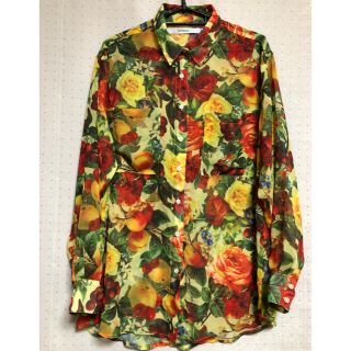 ジョイリッチ(JOYRICH)のジョイリッチ 花柄シャツ イエロー レッド(シャツ/ブラウス(長袖/七分))