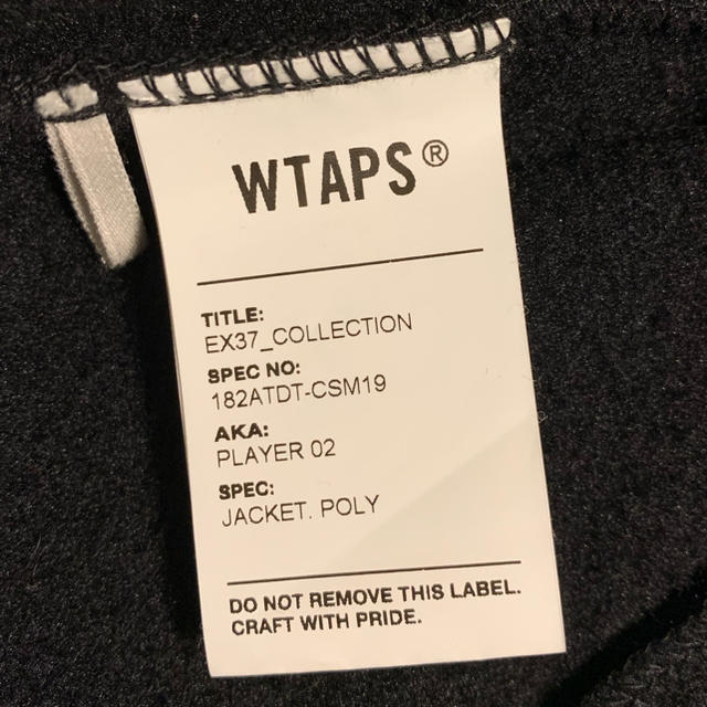 W)taps(ダブルタップス)のWTAPS 18AW PLAYER 02 サイズ2 メンズのジャケット/アウター(ブルゾン)の商品写真