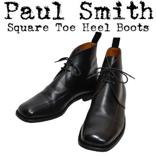 ポールスミス(Paul Smith)の★美品★定価約¥5万★Paul Smith★ヒールブーツ★ブラック★26.5cm(ブーツ)