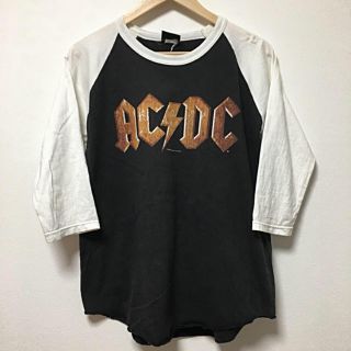 ヘインズ(Hanes)のvintage/ACDC/ラグラン/Tシャツ/バンドT/バンT/ロックT(Tシャツ/カットソー(半袖/袖なし))