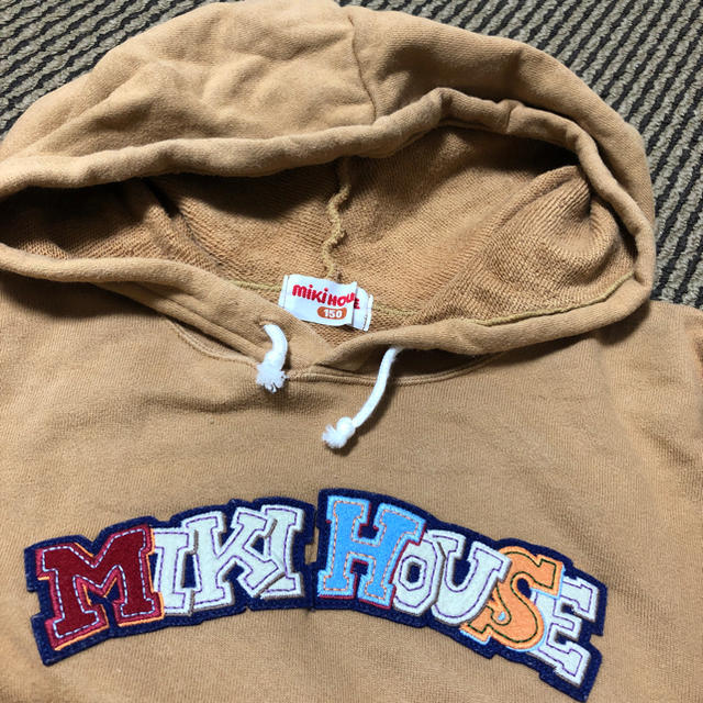 mikihouse(ミキハウス)のレトロミキハウス  パーカー 150 キッズ/ベビー/マタニティのキッズ服男の子用(90cm~)(Tシャツ/カットソー)の商品写真