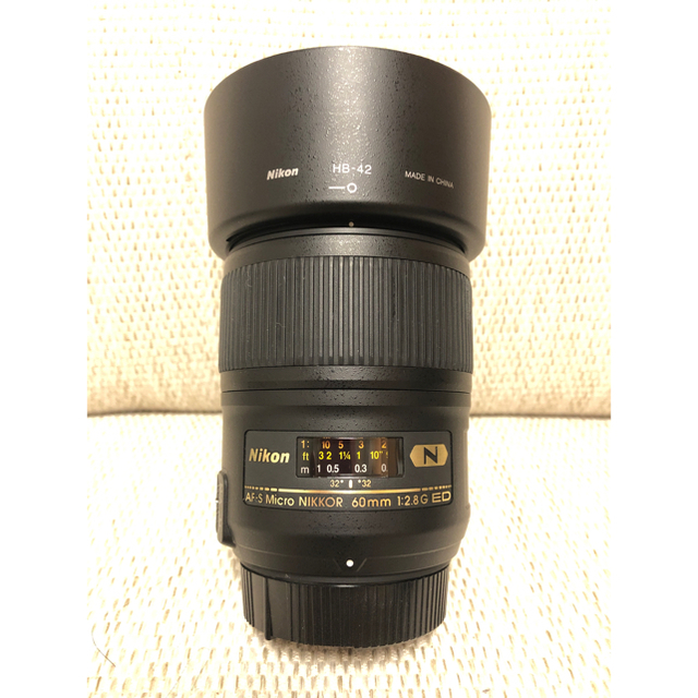 全3色/黒/赤/ベージュ 【最終値下】 ニコン 60mm f/2.8G AF-s Micro