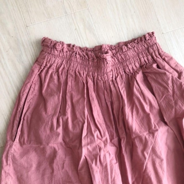 YAECA(ヤエカ)のヂェン先生　コットンワイドロングパンツ レディースのスカート(ロングスカート)の商品写真