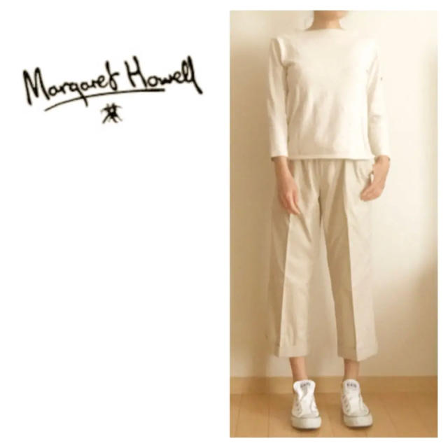 MARGARET HOWELL(マーガレットハウエル)のMARGARET HOWELL☆マーガレットハウエル☆MHL☆パンツ☆ベージュ レディースのパンツ(カジュアルパンツ)の商品写真