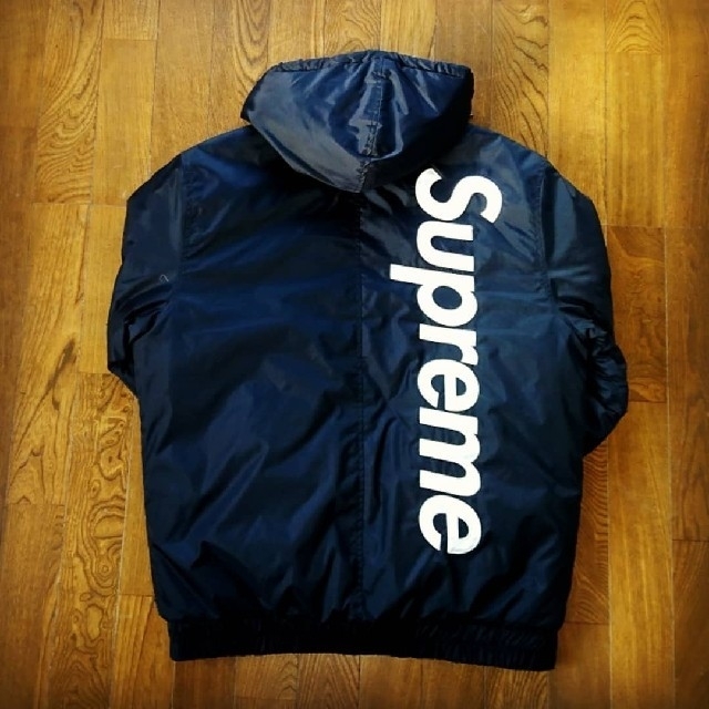 最新の】 超希少！ 2 Tone Hooded Sideline Jacket ダウンジャケット