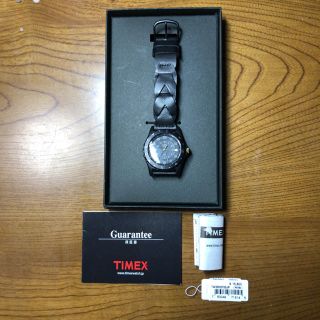 タイメックス(TIMEX)のタイメックス ビームス別注 サファリ ブラック 程度良好 箱あり(腕時計(アナログ))