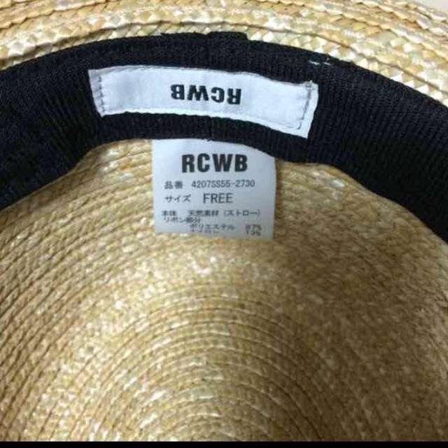 RODEO CROWNS WIDE BOWL(ロデオクラウンズワイドボウル)の♡ロデオ ストローハット レディースの帽子(ハット)の商品写真