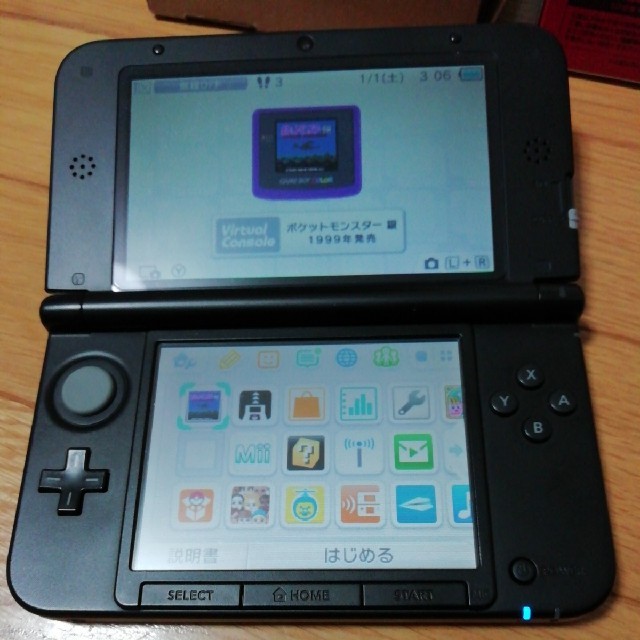 ☆超美品☆ニンテンドー 3DSLL レッドXブラック 本体 おまけソフト