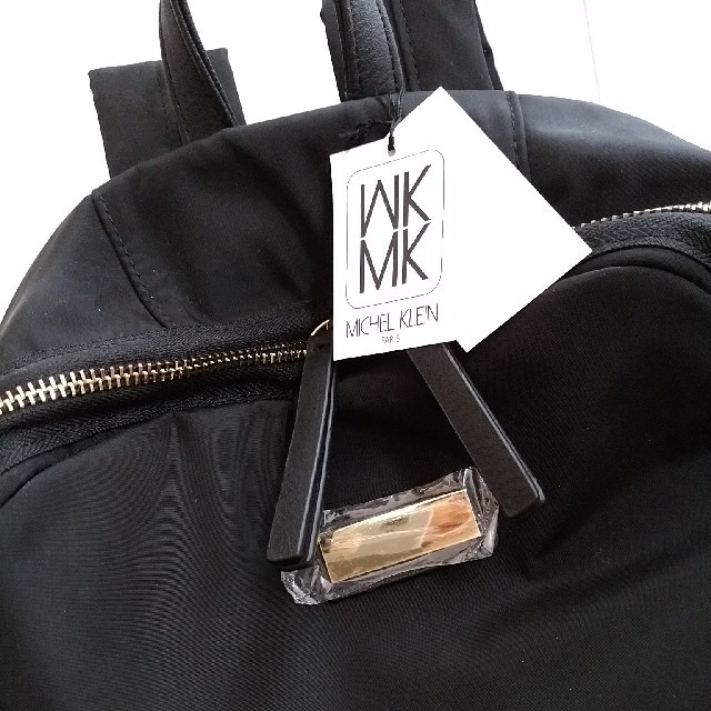 MK MICHEL KLEIN(エムケーミッシェルクラン)のMICHEL KLEIN 新品未使用黒リュック レディースのバッグ(リュック/バックパック)の商品写真