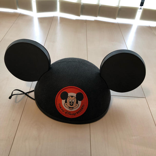 Disney(ディズニー)のミッキー 帽子 ディズニー購入 イヤーハット エンタメ/ホビーのおもちゃ/ぬいぐるみ(キャラクターグッズ)の商品写真