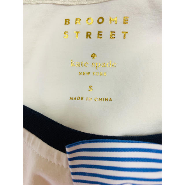 kate spade new york(ケイトスペードニューヨーク)のブラウス トップス 美品！ kate spade ケイトスペード Tシャツ レディースのトップス(Tシャツ(半袖/袖なし))の商品写真