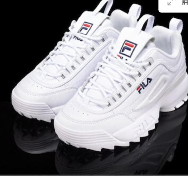 FILA(フィラ)のFILA ソールホワイト系 新品  ２５CM レディースの靴/シューズ(スニーカー)の商品写真