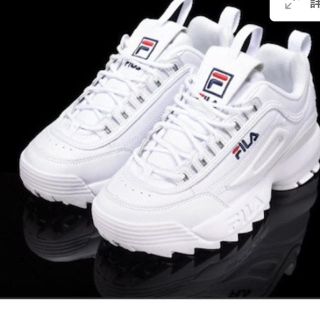 フィラ(FILA)のFILA ソールホワイト系 新品  ２５CM(スニーカー)