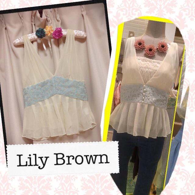 Lily Brown(リリーブラウン)のLily Brown♡今季新作未使用 レディースのトップス(カットソー(半袖/袖なし))の商品写真