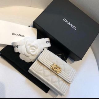 シャネル(CHANEL)の☆専用出品☆ CHANEL BOY CHANEL スモール ウォレット(財布)