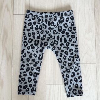 ベビーギャップ(babyGAP)のgap グレーレオパードレギンス 80(その他)